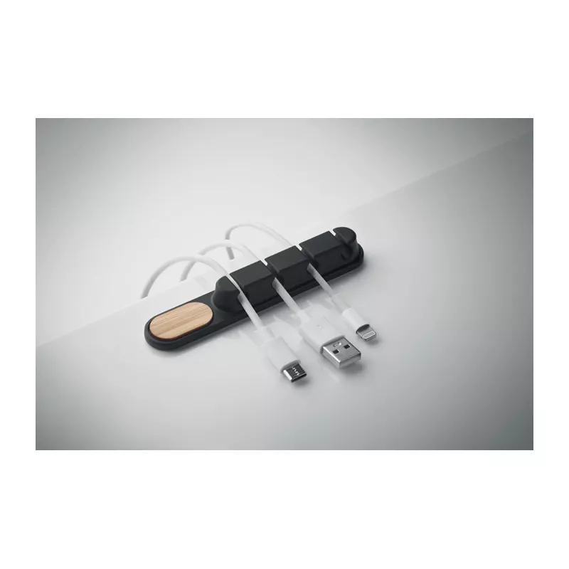 Organizer do kabli silikonowy ORDER - Czarny (MO2824-03)