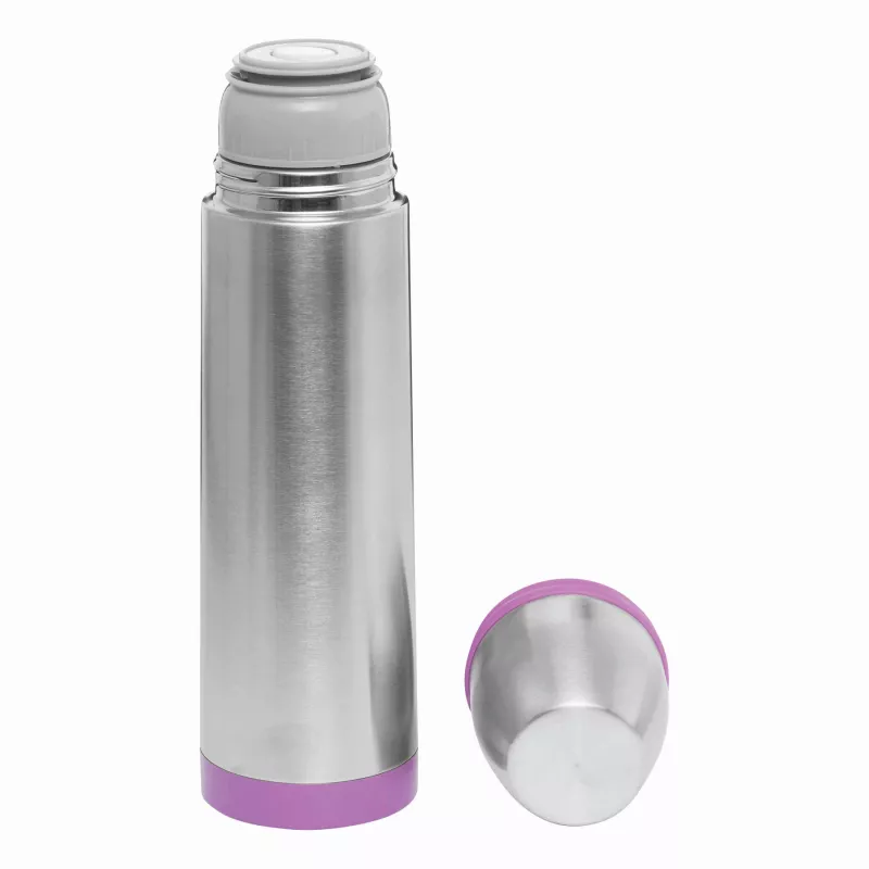 Termos ze stali nierdzewnej - fioletowy, srebrny (56-0304299)