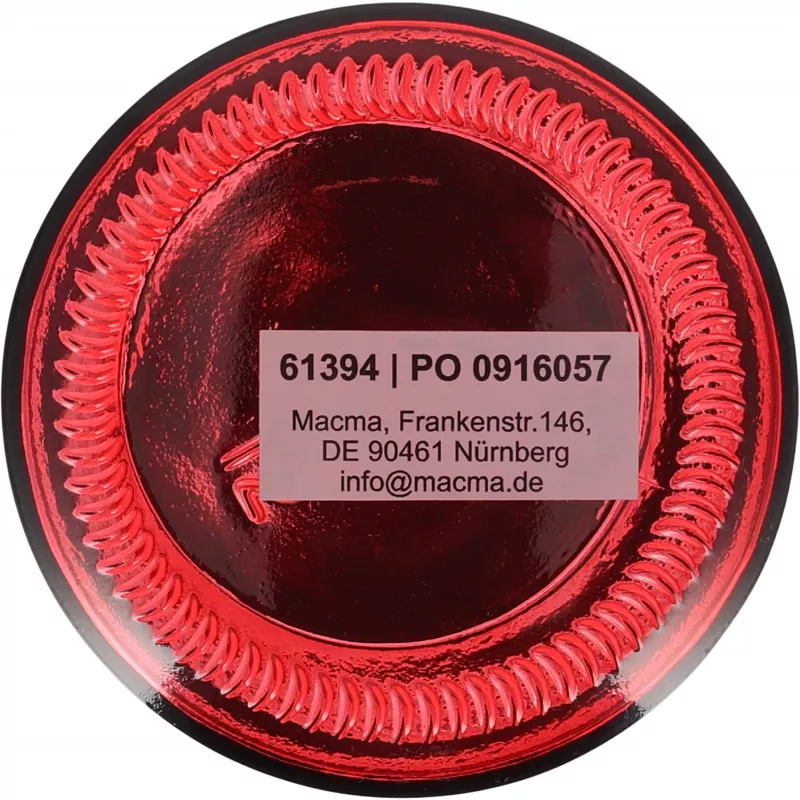 Butelka szklana 500 ml EUGEN - czerwony (6139405)