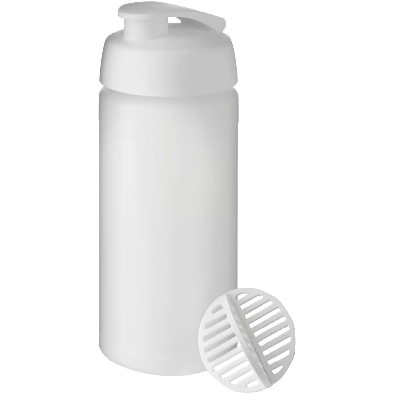 Shaker Baseline Plus o pojemności 500 ml - Biały-Szroniony bezbarwny (21070201)