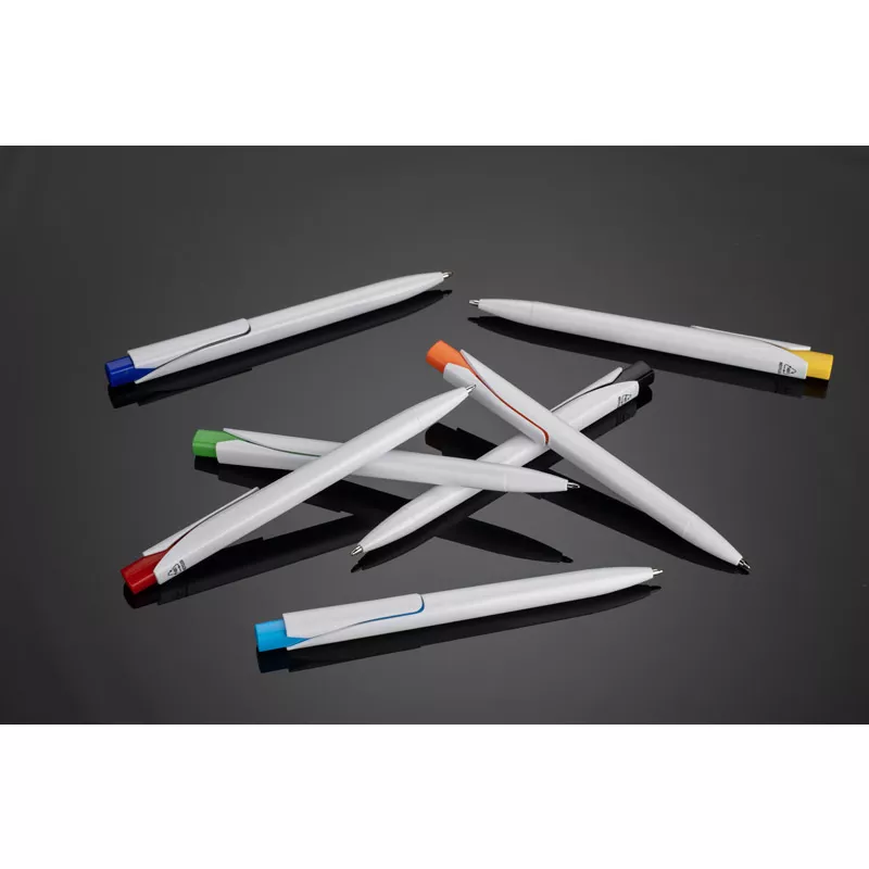 Długopis z tworzywa rABS KLIBO - czerwony (19739-04)