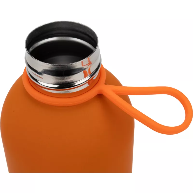 Butelka stalowa soft touch OSTRAVA 800 ml - pomarańczowy (496810)