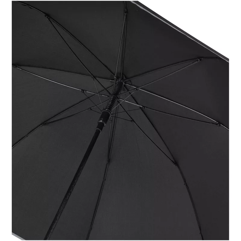 Parasol Norman 30 cali, wykonany z tworzywa sztucznego, odporny na wiatr  - Czarny (13016390)