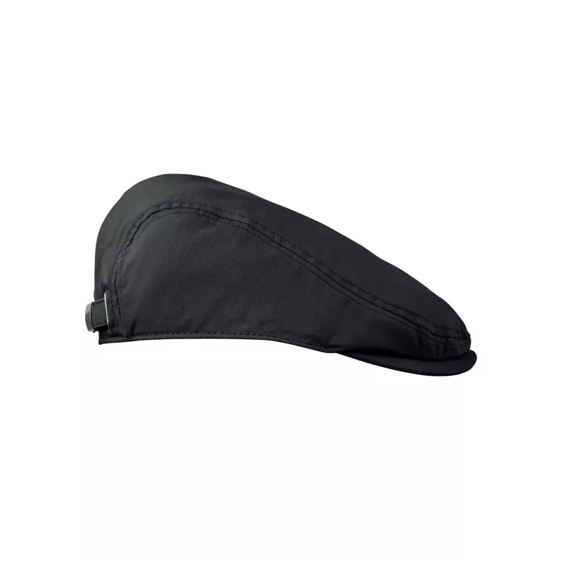Czapka kaszkiet z bawełny twill 235 g/m² FLAT PEAK - Czarny (MO2850-03)