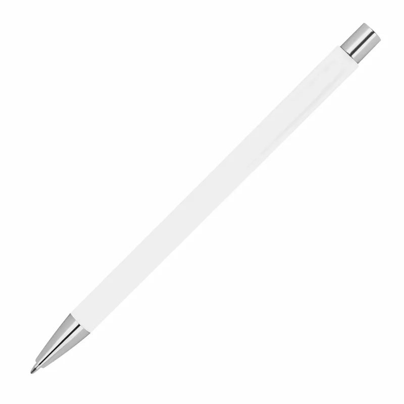 Długopis metalowy soft touch GIORGIO - biały (1368006)