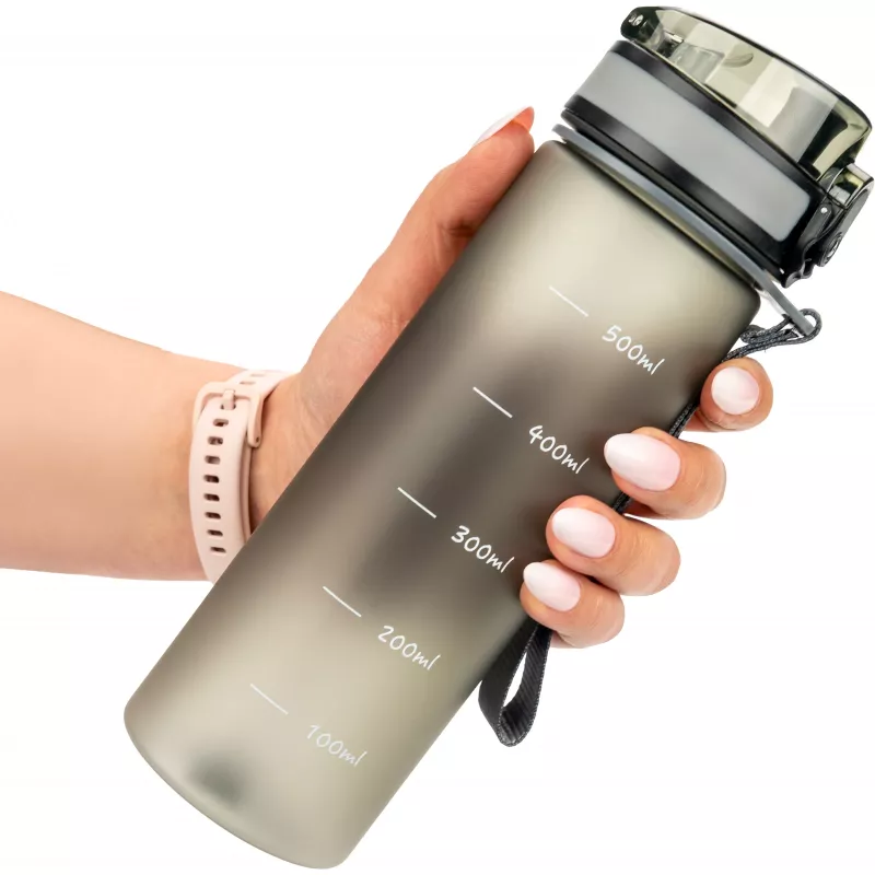 Butelka z tritanu BEAUMONT 570 ml - czarny (387803)