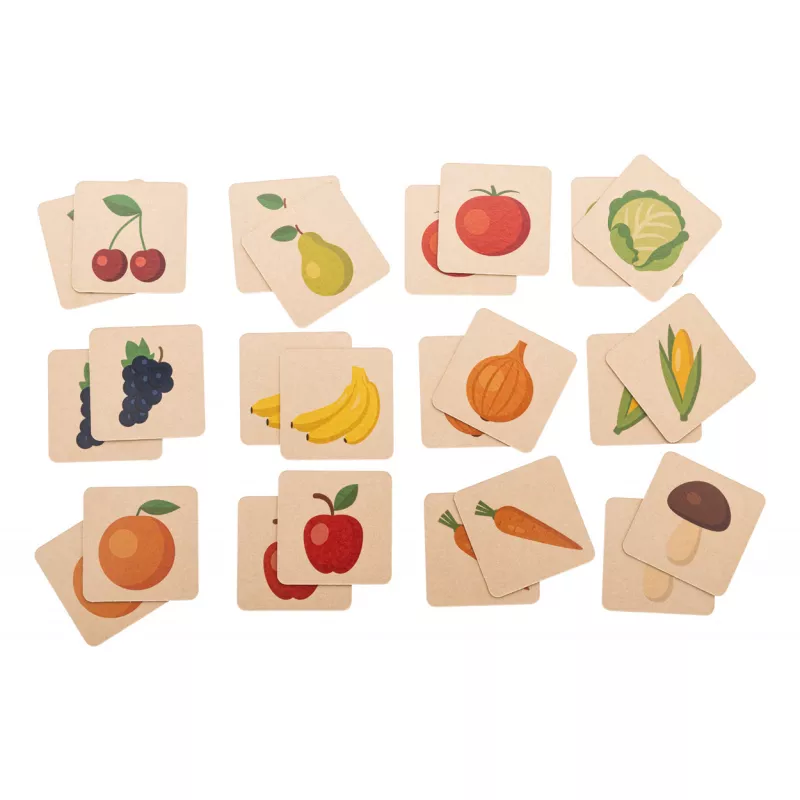 Minimor Eco personalizowana gra memory - naturalny-a (AP716861-B)