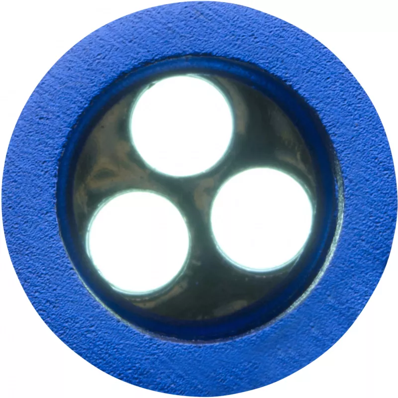 Brelok do kluczy, lampka LED, otwieracz do butelek - błękitny (V4194-23)