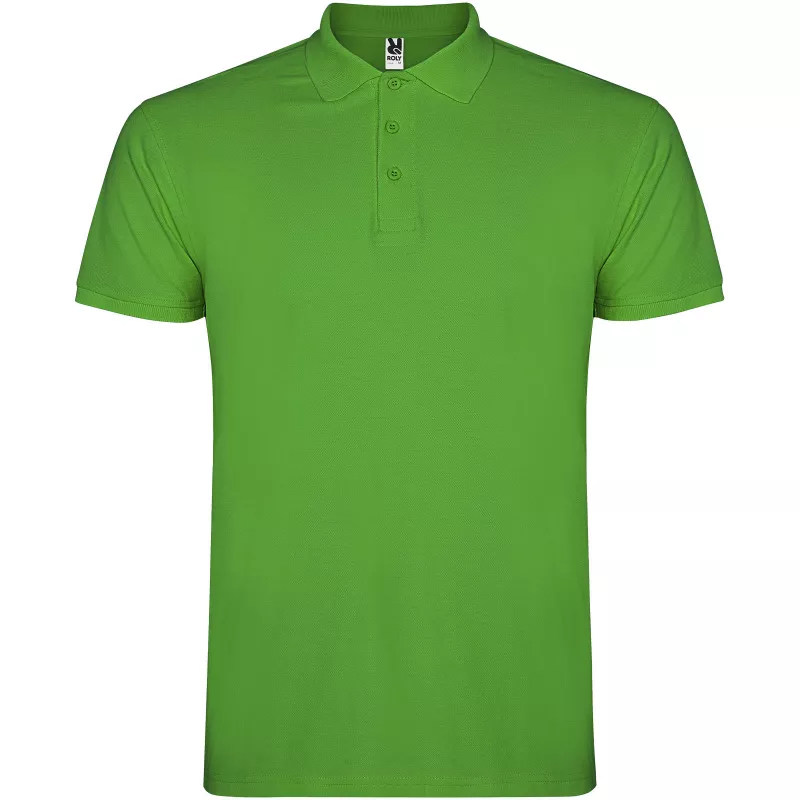 Koszulka polo bawełniana 200 g/m² ROLY STAR 6638 - Grass Green (R6638-GRGREEN)
