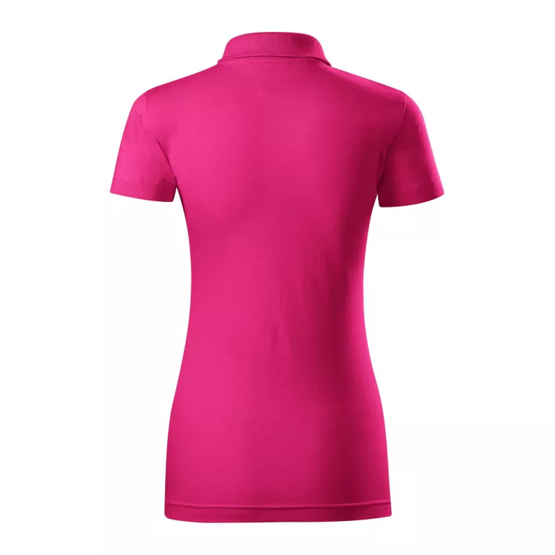 Damska koszulka polo 180 g/m² SINGLE J. 223 - Czerwień purpurowa (ADLER223-CZERWIEń PURPUROWA)