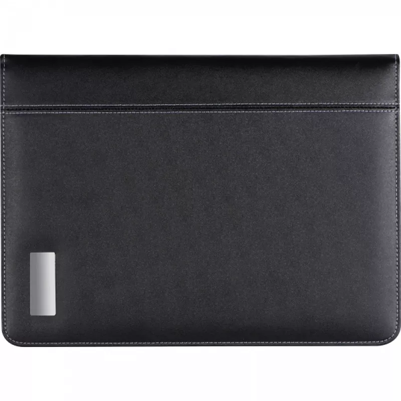 Folder A4 z notatnikiem w linie GABRIELE - czarny (2063503)