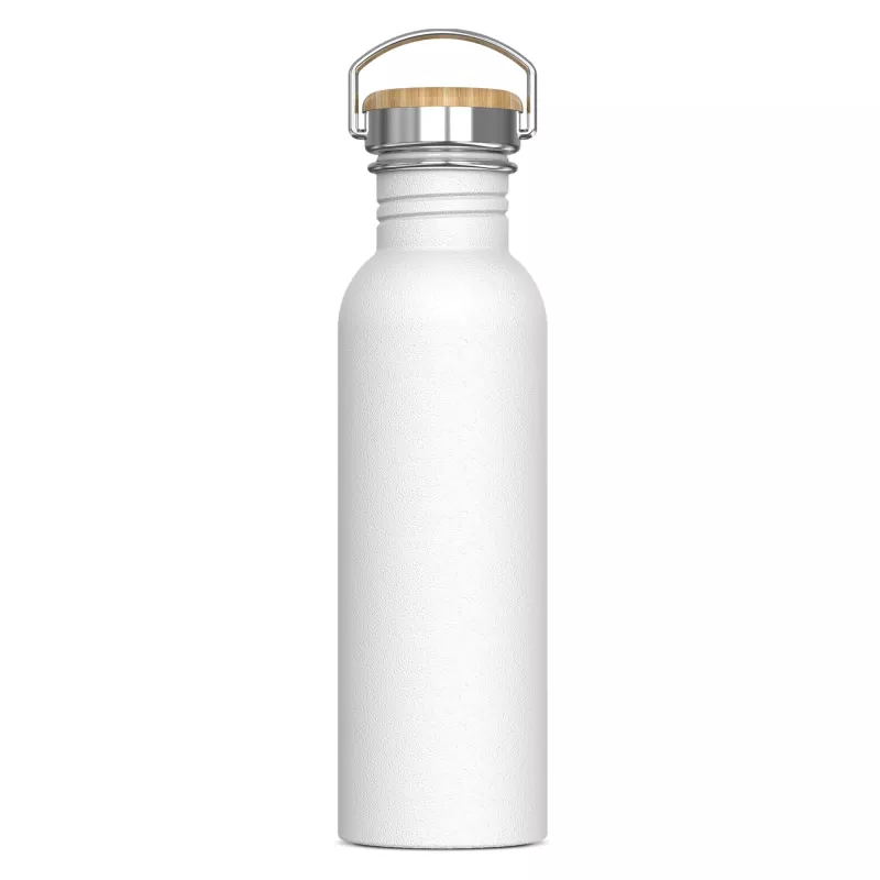 Butelka metalowa z pojedynczą ścianką Ashton 750ml - biały (LT98885-N0001)