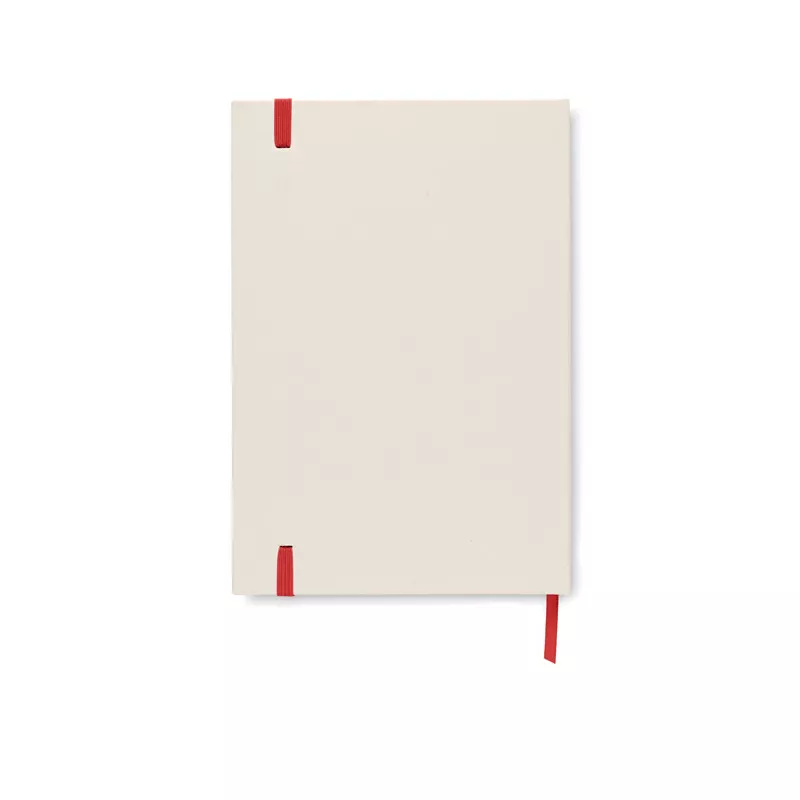 Notes A5 z recyklingu 80 kartek w linię MITO NOTE - Czerwony (MO6743-05)