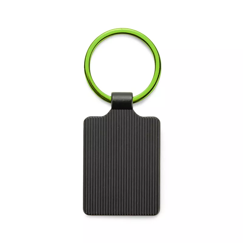 Brelok metalowy z grawerem w kolorze kółka COLORS - zielony (17929-05)