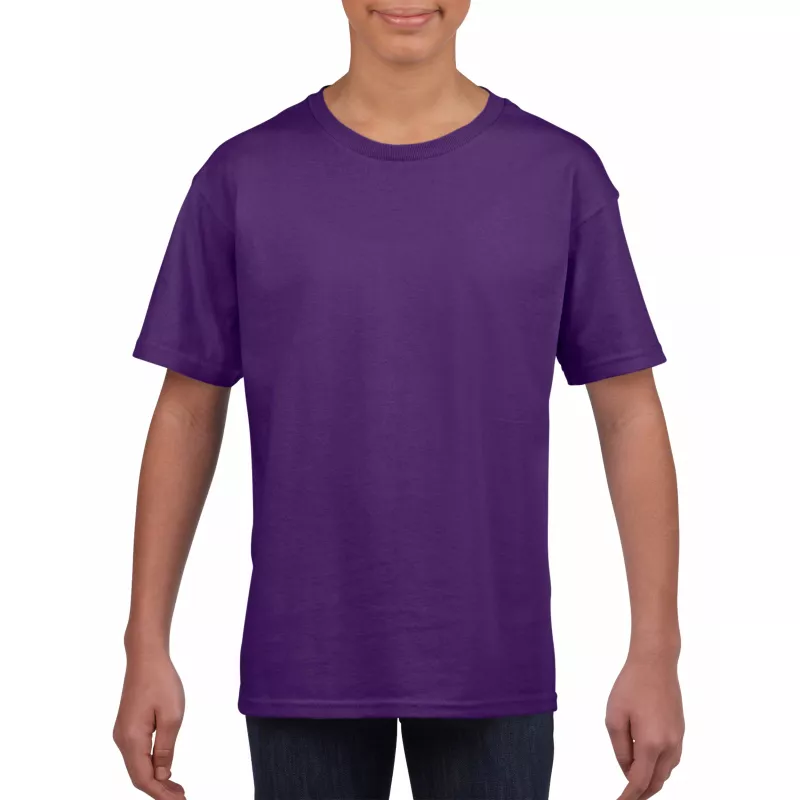 Koszulka bawełniana 150 g/m² Gildan SoftStyle™ - DZIECIĘCA - Purple (64000B-PURPLE)