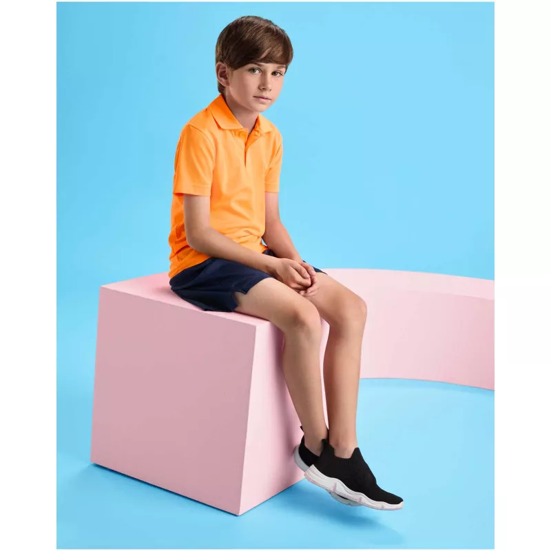 Dziecięca sportowa koszulka polo z poliestru 150 g/m² ROLY MONZHA  - Navy Blue (K0404-NAVYBLUE)