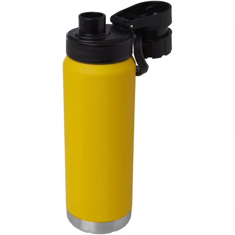Butelka Fortis z recyklingowanej stali nierdzewnej, z miedzianą izolacją próżniową, o pojemności 700 ml, z certyfikatem RCS - Ochre (10084212)