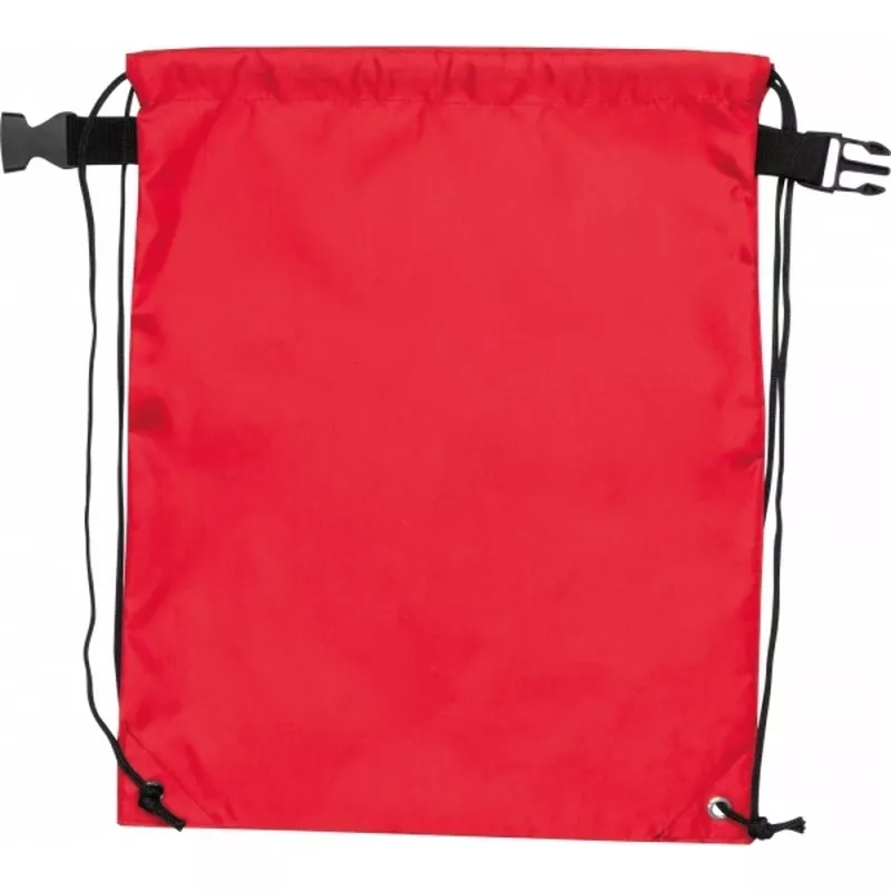 Worek sportowy rPET MONTEVIDEO - czerwony (432605)