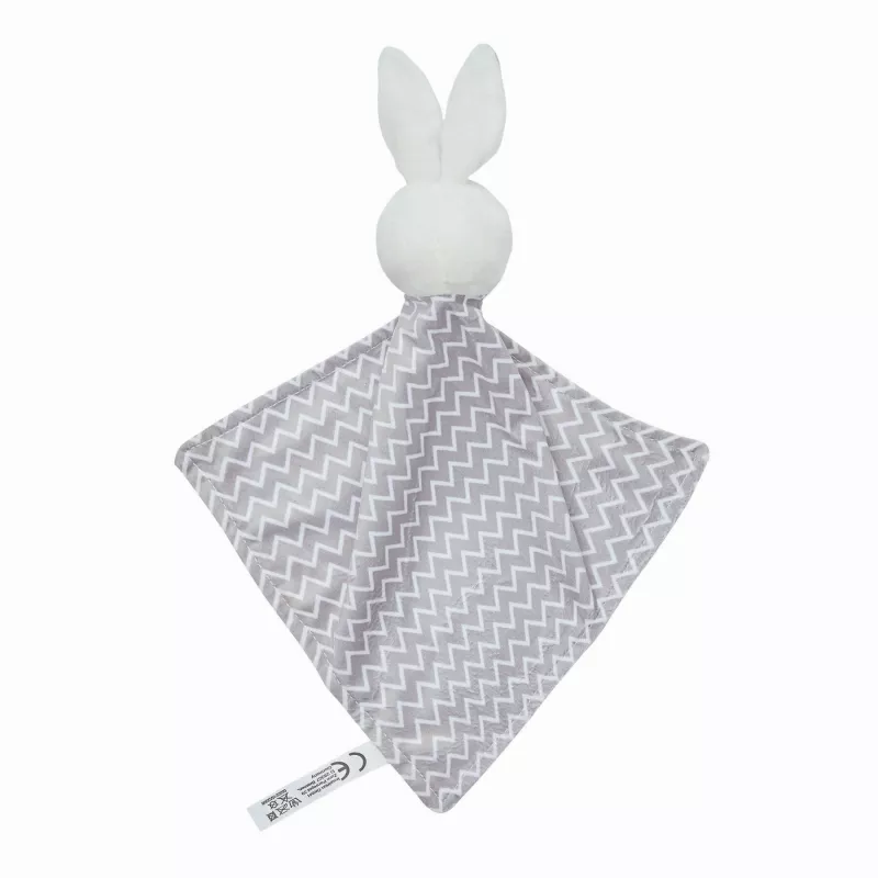 Króliczek przytulanka - biały, szary (56-0502215)