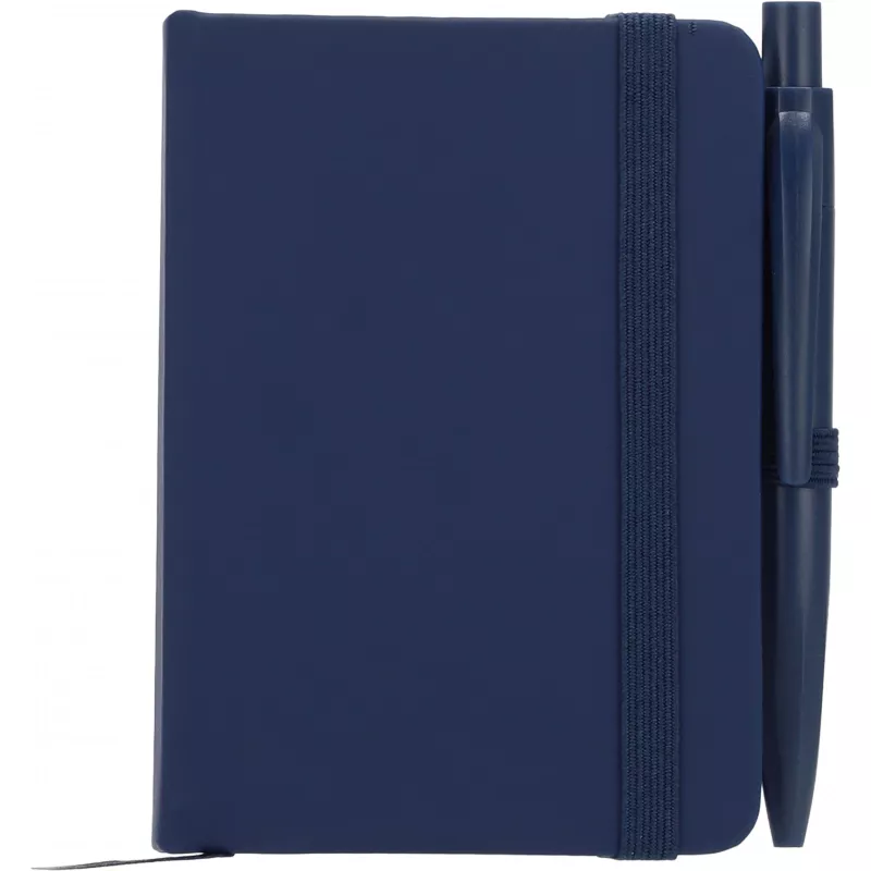 Notes A7 z długopisem SAN ANTONIO - granatowy (556244)