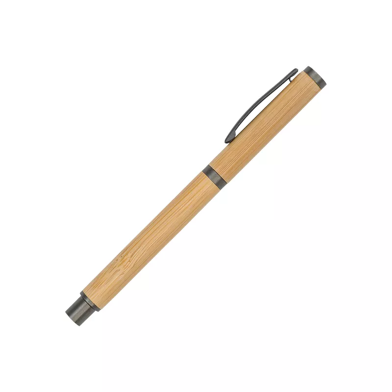 Bambusowy długopis w pudełku Machino - beżowy (R02316.13)