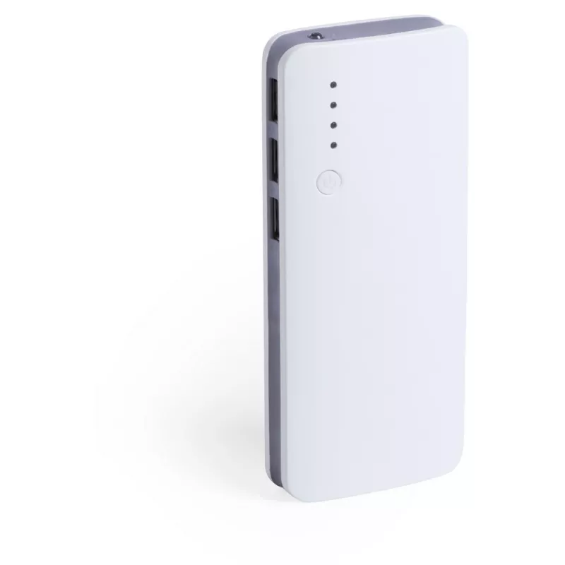 Power bank 10000 mAh, lampka LED - szary (V3856-19)