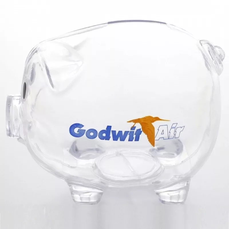 Świnka skarbonka LEICESTER - przeźroczysty (623566)