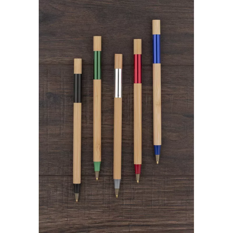 Długopis bambusowy IXER - czarny (19678-02)