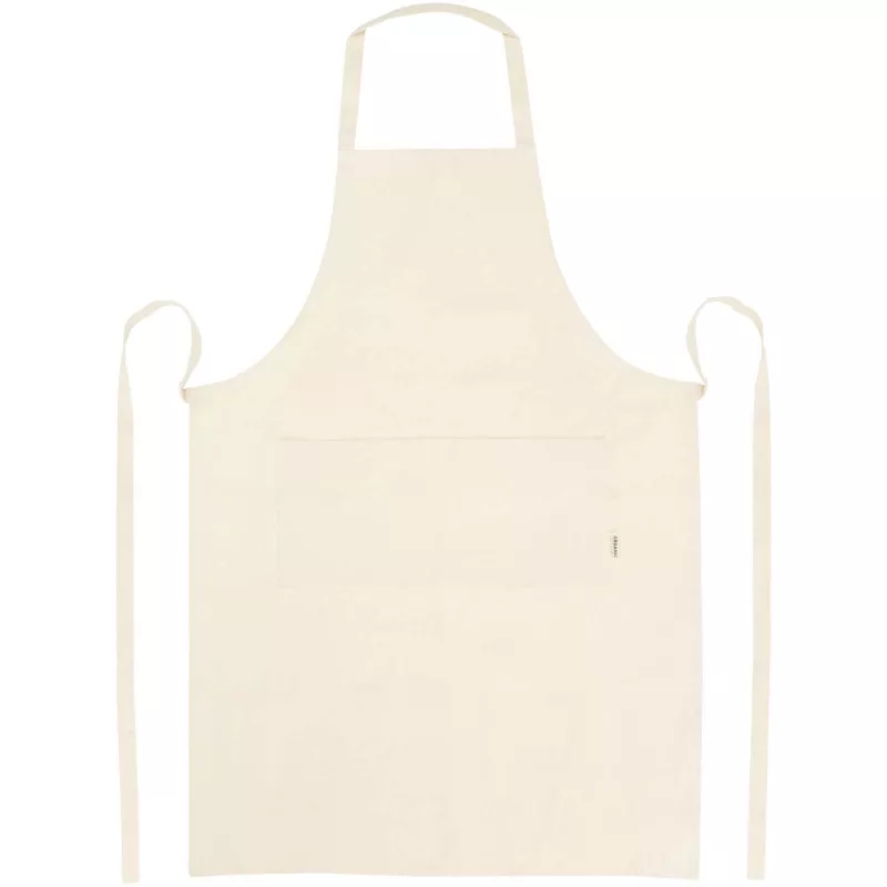 Odisha fartuch organiczny z certyfikatem OCS o gramaturze 200 g/m² - Piasek pustyni (11351606)