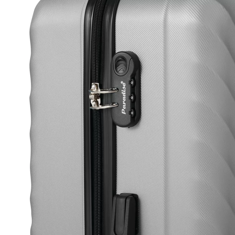 Zestaw walizek - srebrny (56-2220001)