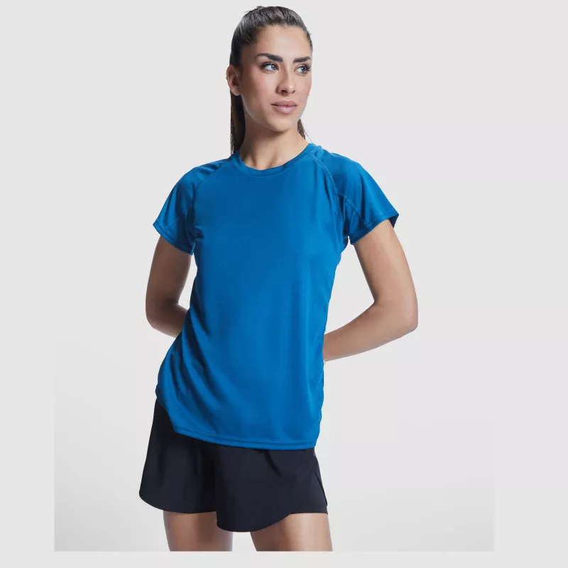 Damska koszulka techniczna 135 g/m² ROLY BAHRAIN WOMAN 0408 - Navy Blue (R0408-NAVYBLUE)