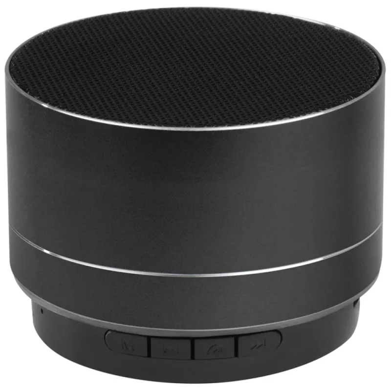 Aluminiowy głośnik reklamowy Bluetooth - czarny (3089903)