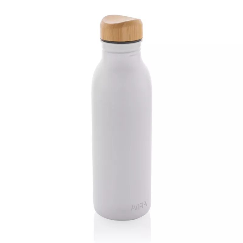 Butelka sportowa 600 ml Avira Alcor, stal nierdzewna z recyklingu - biały (P438.063)