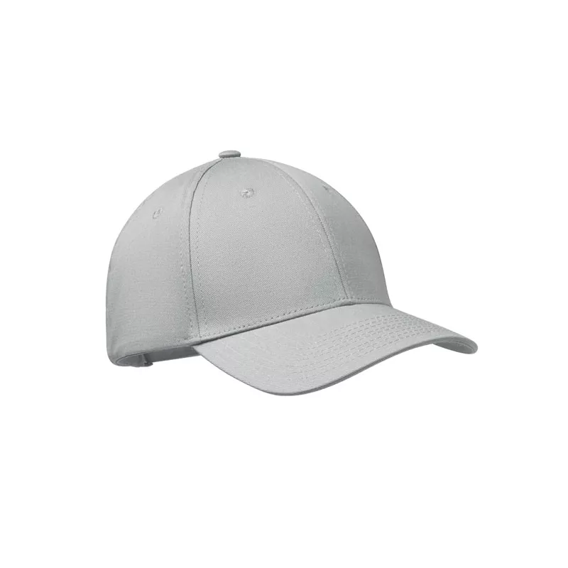 Czapka z daszkiem 6-panelowa 280 g/m² BAHAMAS - Srebrny (MO2347-14)