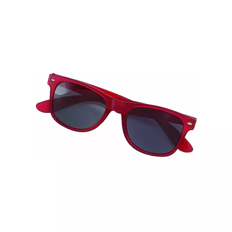 Okulary przeciwsłoneczne POPULAR - czerwony (56-0603070)