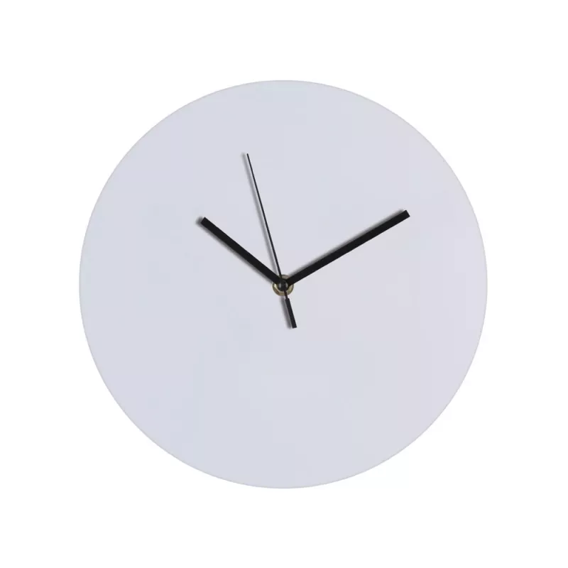 Zegar ścienny plastikowy VENICE - biały (349906)