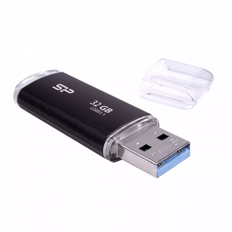 Pendrive Blaze B02, 32GB 3.1 Silicon Power - czarny (EG813903 32GB)