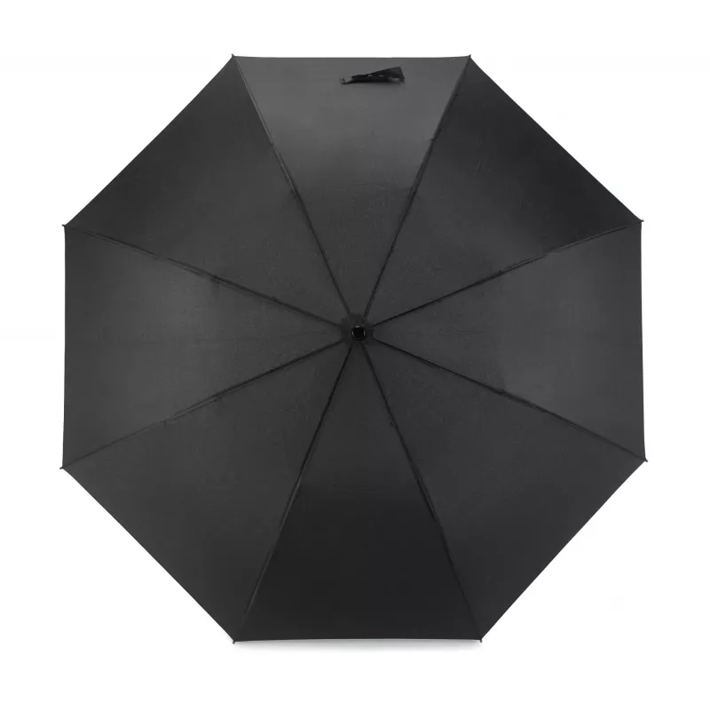 Parasol składany z rączką typu karabińczyk FANTO - czarny (37059-02)