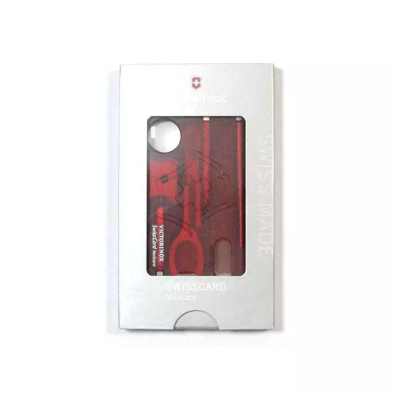 Victorinox SwissCard Nailcare - czerwony (07240T05)