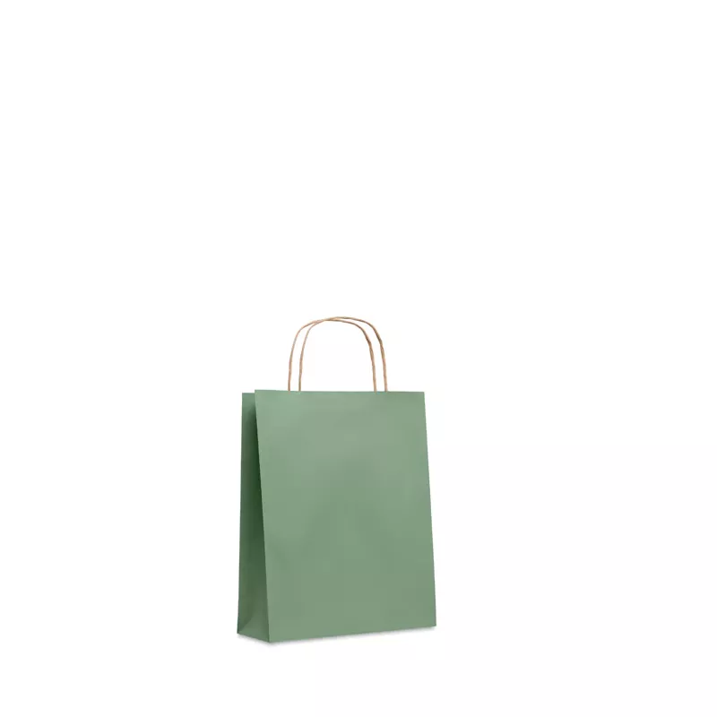 Torba prezentowa papierowa mała 90 g/m² PAPER TONE S - Zielony (MO6172-09)