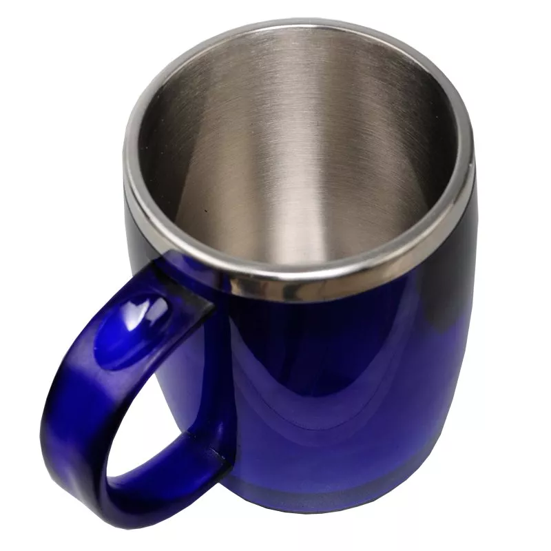 Kubek izotermiczny Barrel 400 ml - niebieski (R08368.04)
