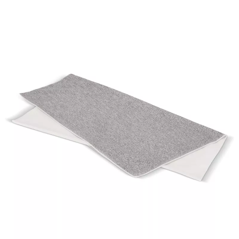 Szybkoschnący ręcznik 200g/m² 100x180cm z nadrukiem full color - biało / szary (LT95005-N0161)