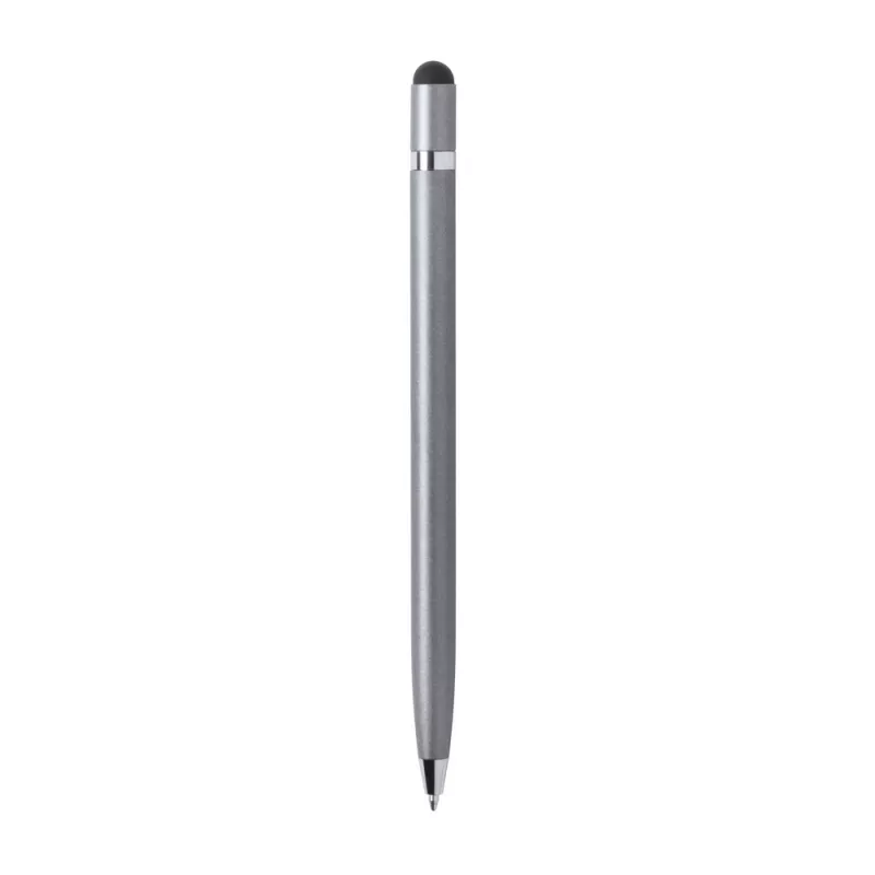 Długopis aluminiowy z touch pen-em - srebrny (V1912-32)