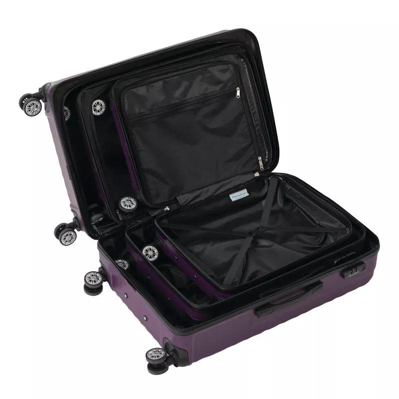 Zestaw walizek - fioletowy (56-2220009)
