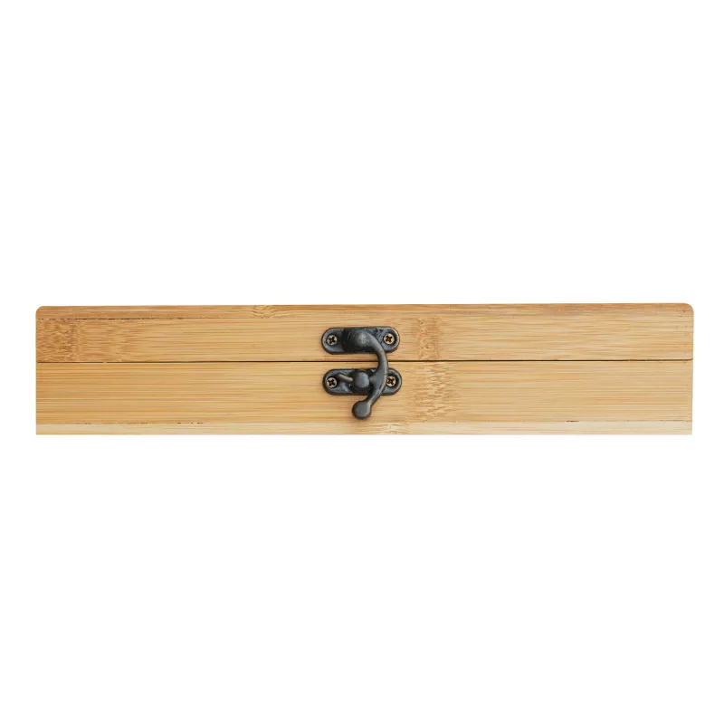 Zestaw do wina BAMBOOO PLEASURE - brązowy, srebrny (56-0301150)