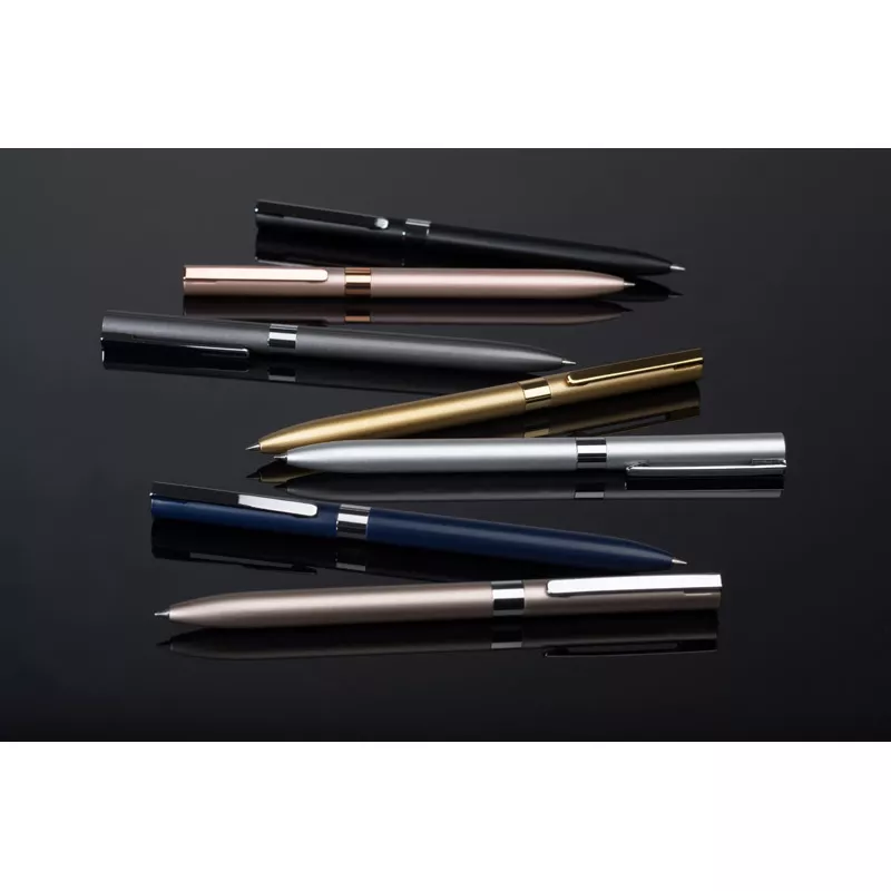 Długopis żelowy GELLE czarny wkład - różowy (19619-21)