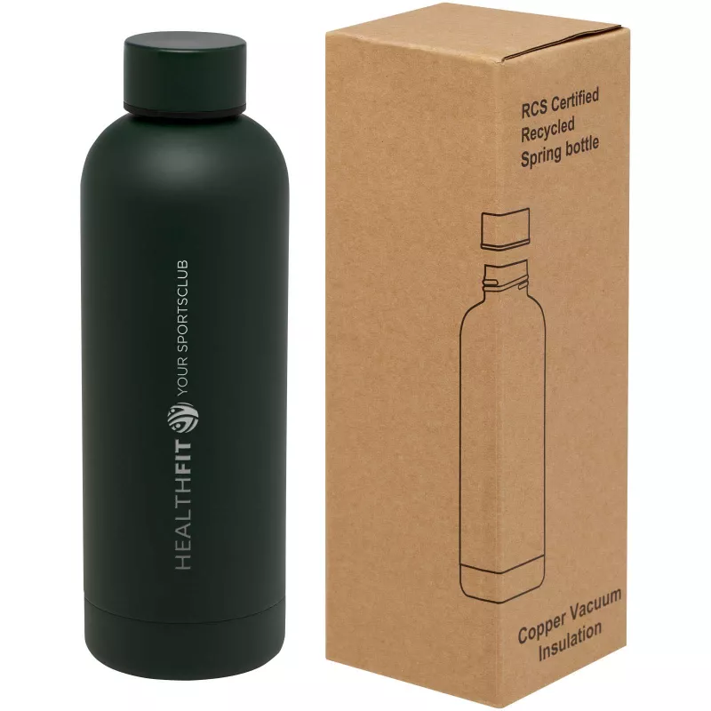 Spring miedziana butelka próżniowa z certyfikatem RCS 500 ml - Green flash (10079864)