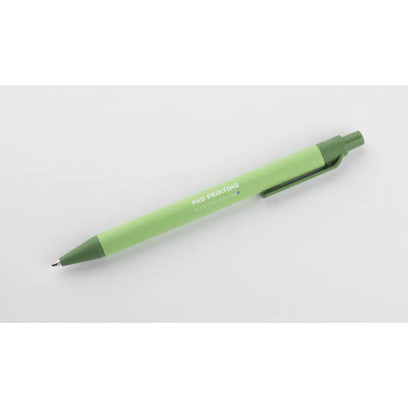 Długopis papierowy POLI - zielony (19666-05)