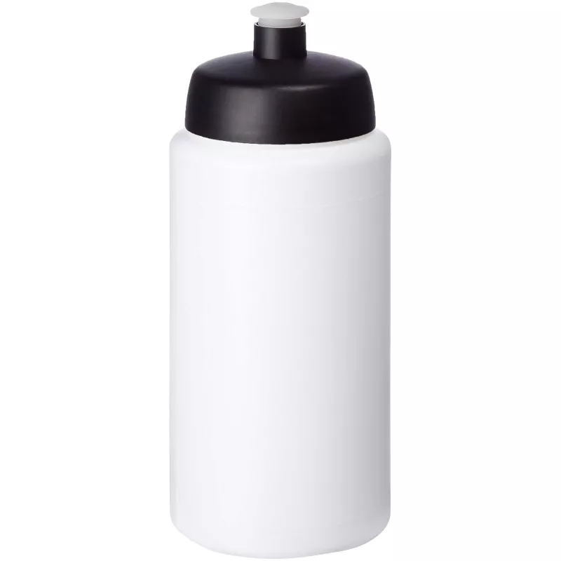 Bidon Baseline® Plus o pojemności 500 ml ze sportowym wieczkiem i uchwytem - Biały-Czarny (21068700)