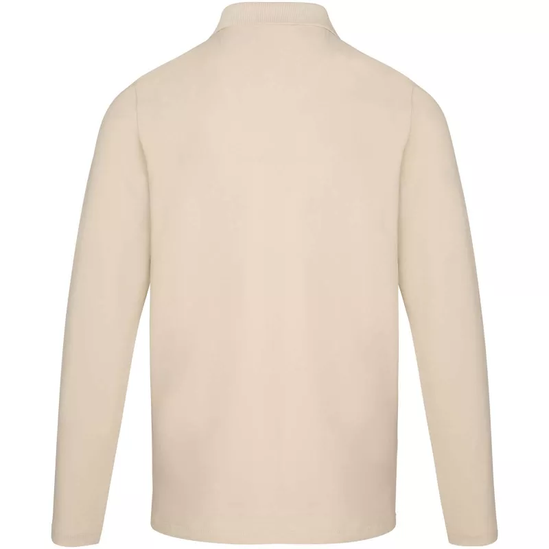 Męskie polo Oakville z długim rękawem - Sandstone (38086-SANDSTON)
